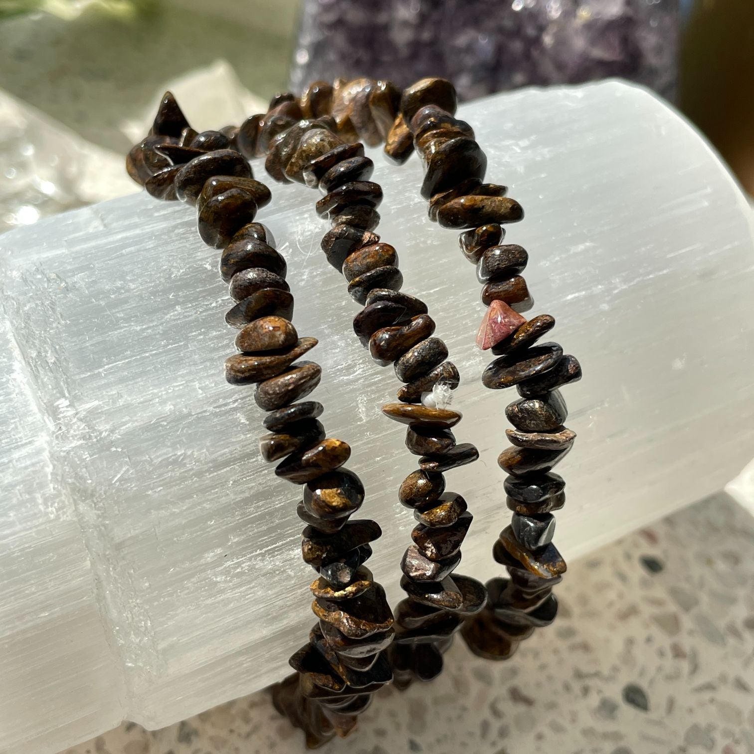 Bronzite Chip Bracelet Bronzite Chip Bracelet